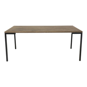 Tavolino Lugano, Marrone, Legno, 110x60x45 cm, EPIKASA