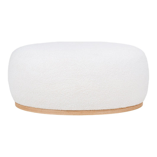 Pouf Manhattan, Bianco, Poliestere, 88,5x54,5x36 cm, EPIKASA