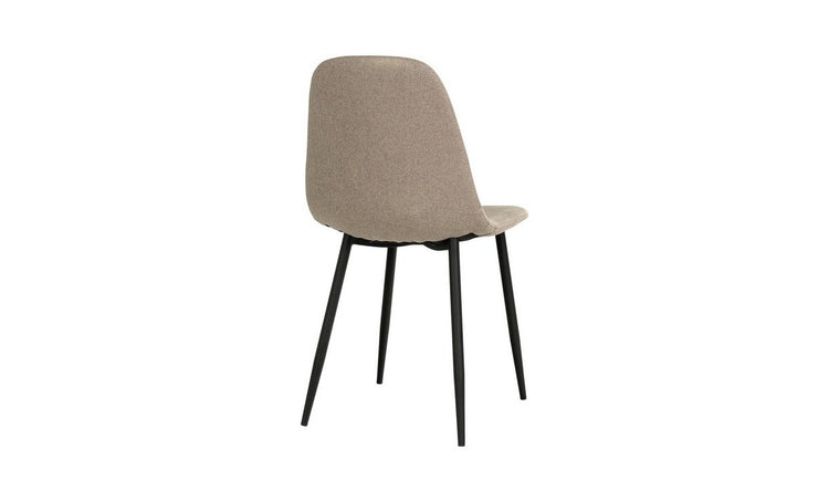 Set 2 Sedie Stockholm, Beige, Tessuto, 50x47x86 cm, EPIKASA