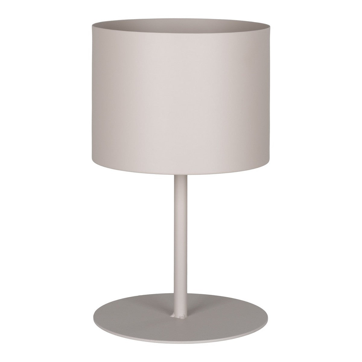 Lampada da Tavolo Trofa, Beige, Metallo, 21,5x21,5x36 cm, EPIKASA