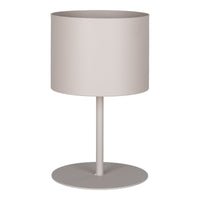 Lampada da Tavolo Trofa, Beige, Metallo, 21,5x21,5x36 cm, EPIKASA