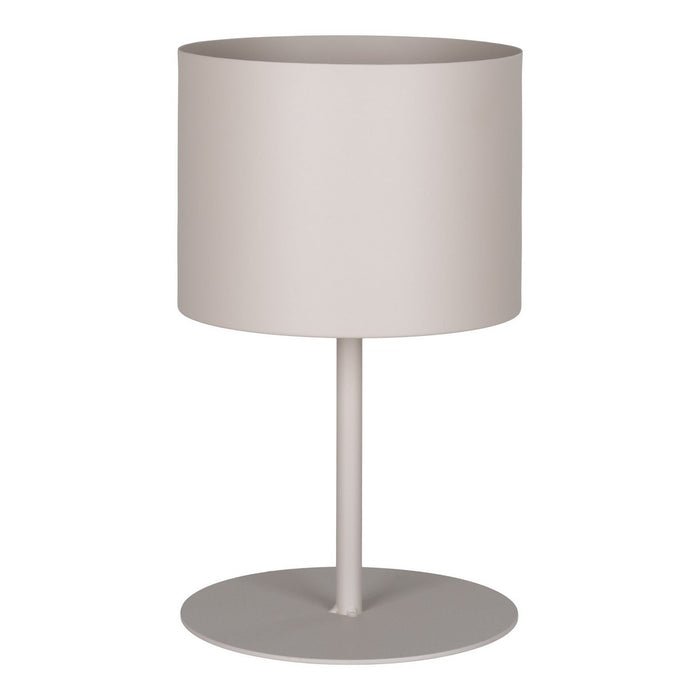 Lampada da Tavolo Trofa, Beige, Metallo, 21,5x21,5x36 cm, EPIKASA