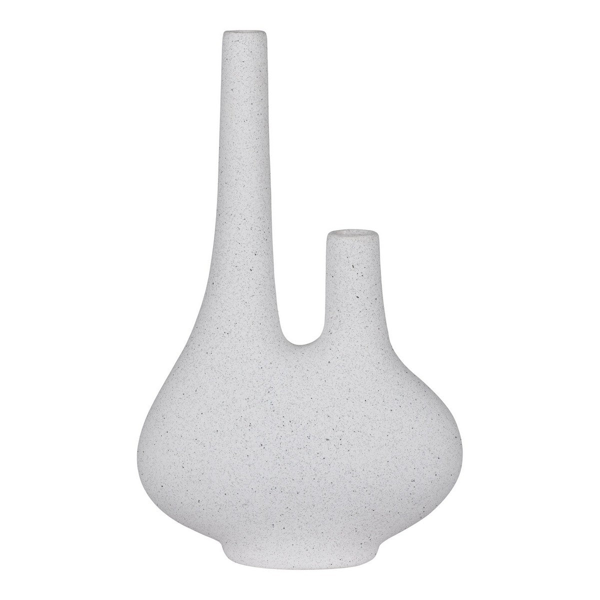 Vaso Decorativo Dandelion, Bianco, Dolomite, 11,5x23x37 cm, EPIKASA