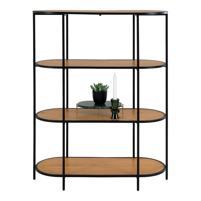 Libreria Vita, Marrone, Metallo, 36x85x111 cm, EPIKASA