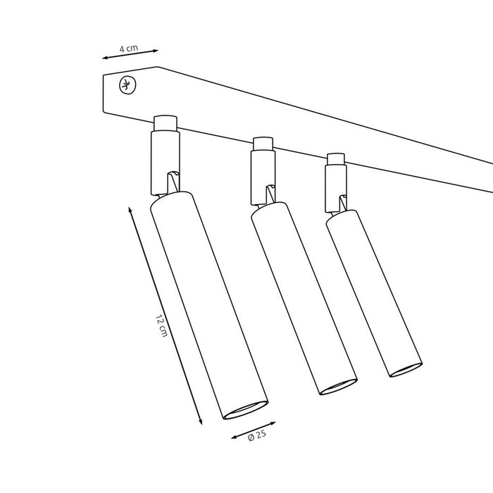 Lampada a Sospensione Danielle, Bianco, Legno, 47x47x76 cm, EPIKASA