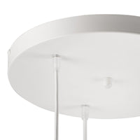 Lampada a Sospensione Danielle, Bianco, Legno, 37x37x79 cm, EPIKASA