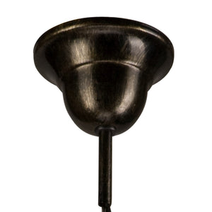 Lampada a Sospensione Donato, Nero, Acciaio, 57x57x72 cm, EPIKASA