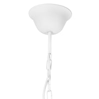 Lampada a Sospensione Luca, Bianco, Acciaio, 58x58x100 cm, EPIKASA