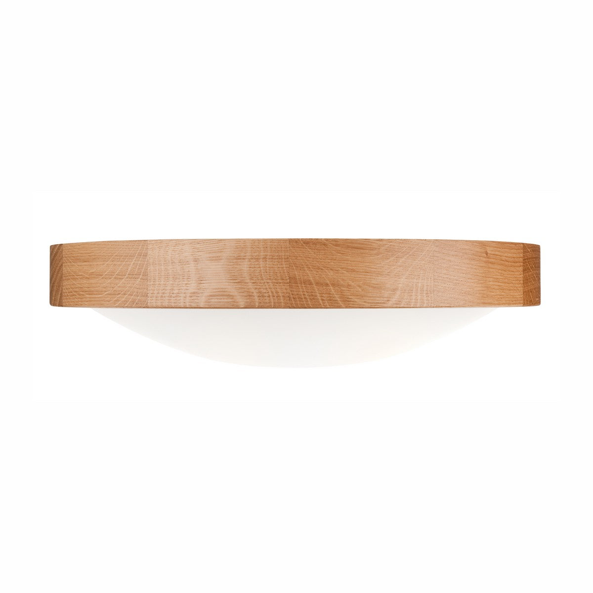 Lampada a Soffitto Anello, Marrone, Legno, 37x37x3 cm, EPIKASA