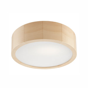 Lampada a Soffitto Eveline, Marrone, Legno, 27x27x8 cm, EPIKASA