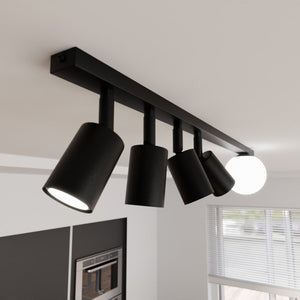 Lampada a Soffitto Eveline, Marrone, Legno, 27x27x8 cm, EPIKASA