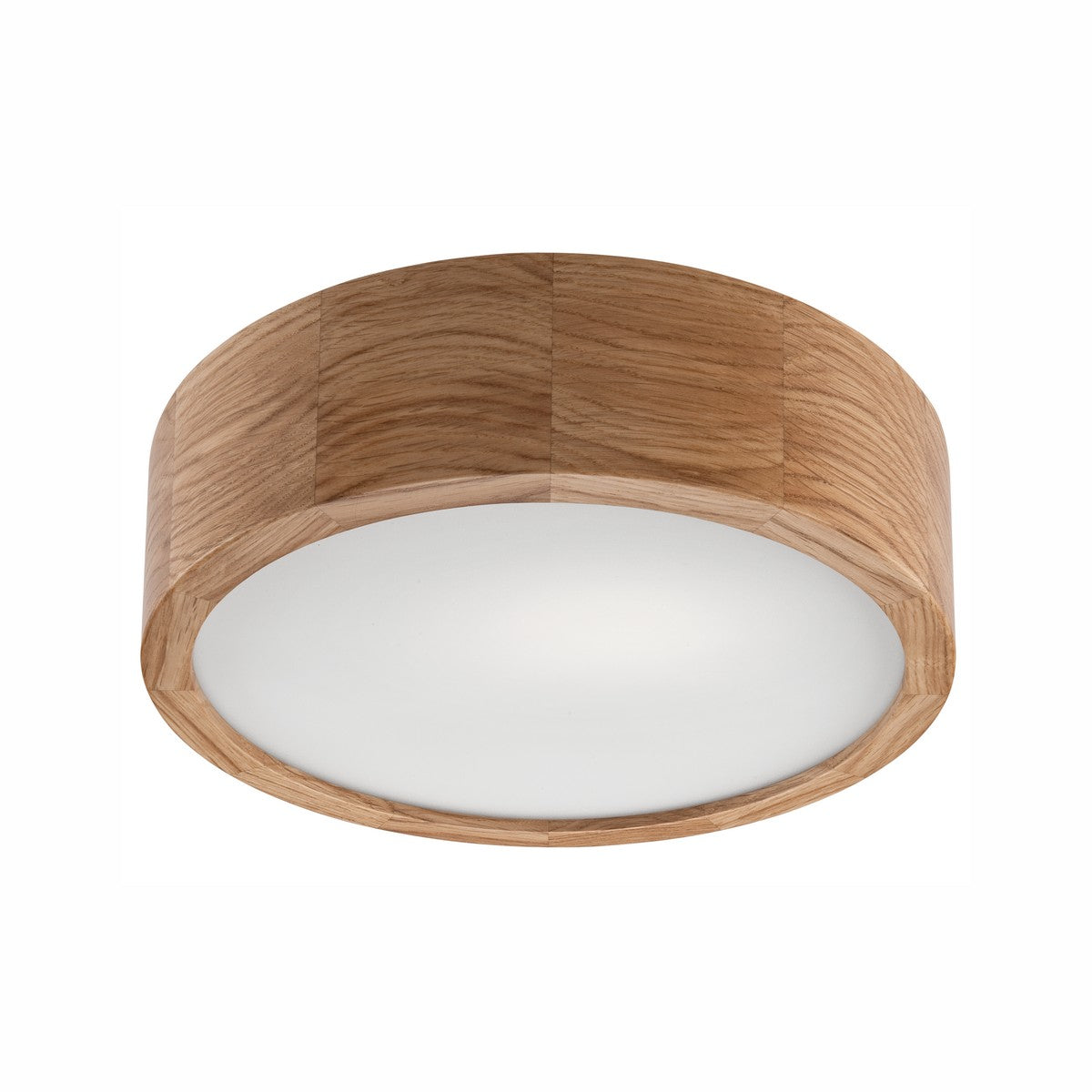 Lampada a Soffitto Eveline, Marrone, Legno, 27x27x8 cm, EPIKASA