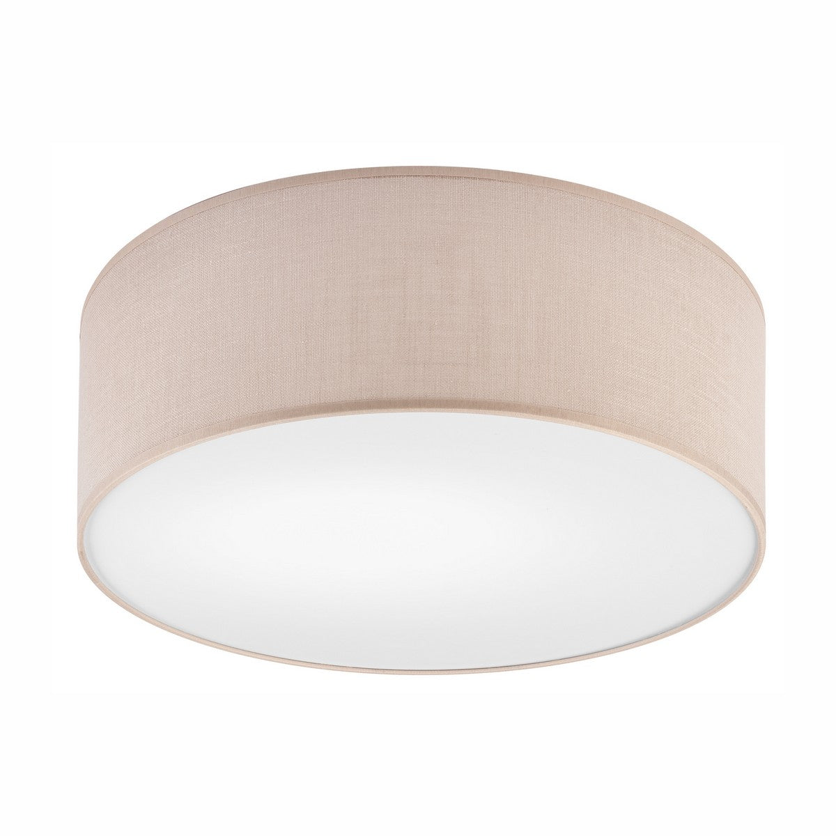 Lampada a Soffitto Vivian, Beige, Plastica, 35x35x13 cm, EPIKASA