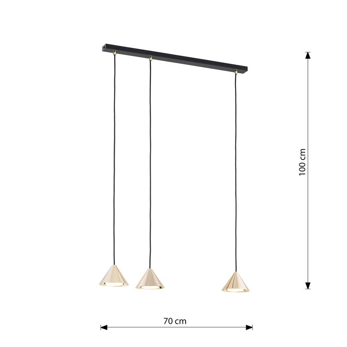 Lampada a Soffitto Vivian, Beige, Plastica, 35x35x13 cm, EPIKASA