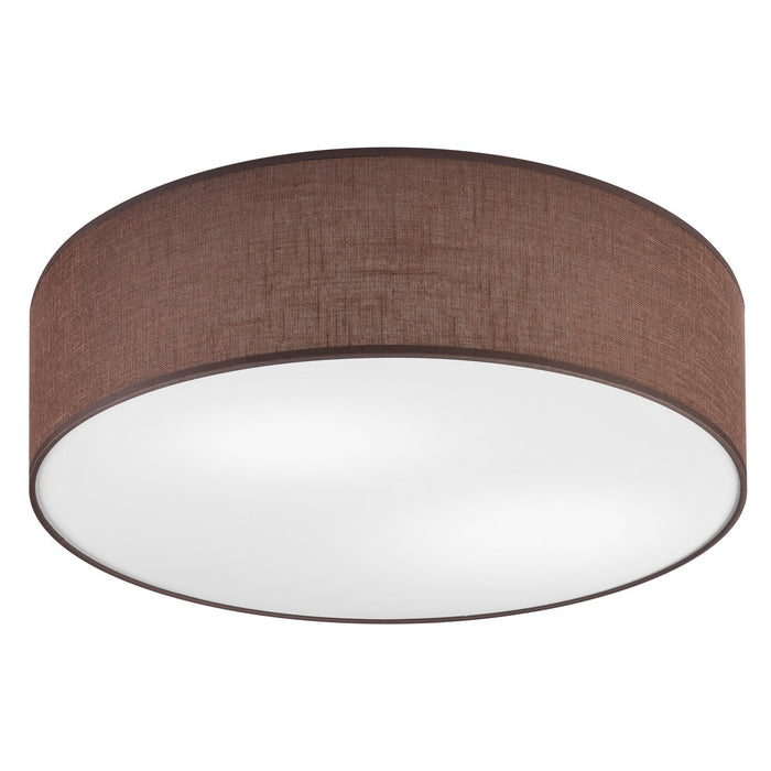 Lampada a Soffitto Vivian, Marrone, Plastica, 45x45x13 cm, EPIKASA