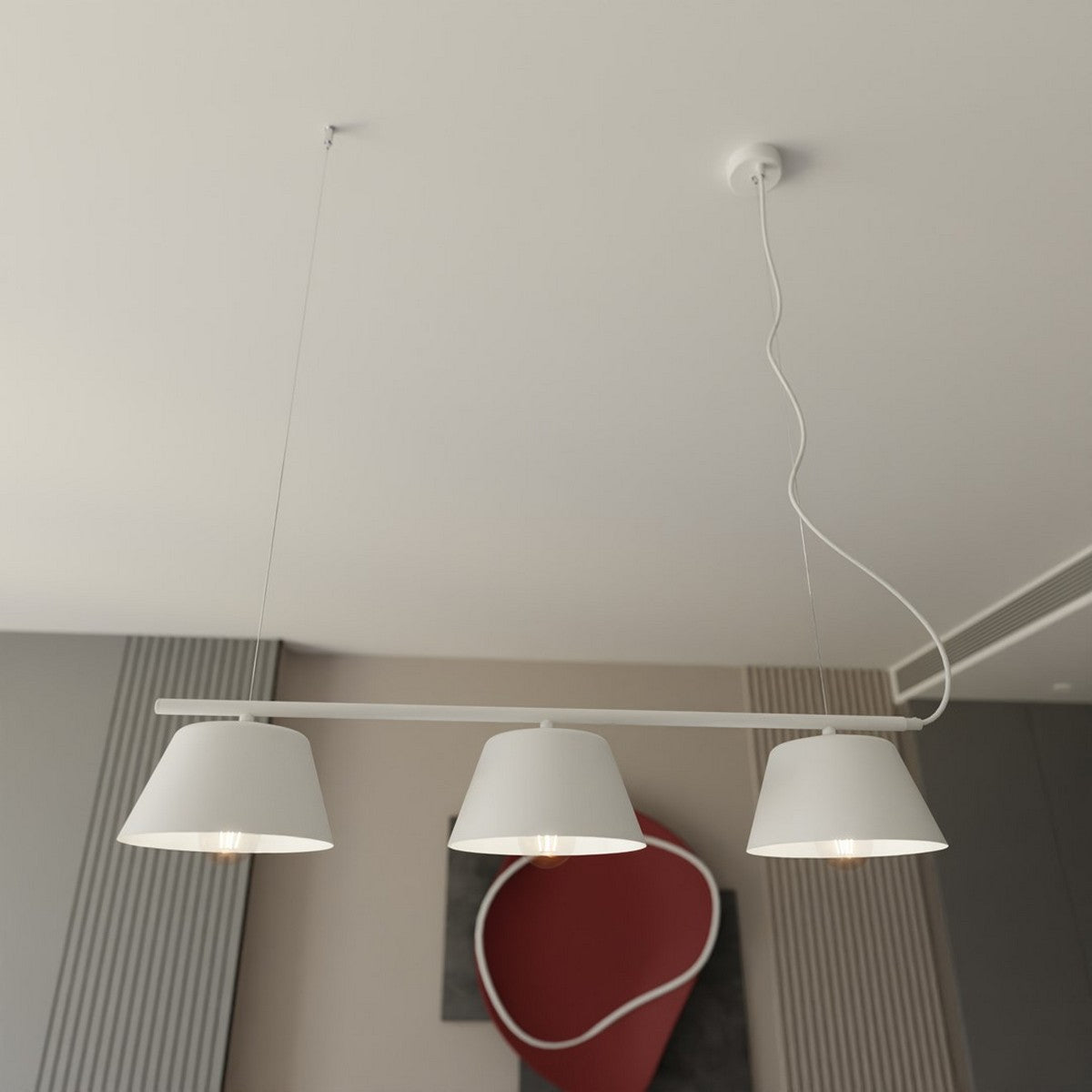 Lampada a Soffitto Conor, Marrone, Legno, 26x45x45 cm, EPIKASA