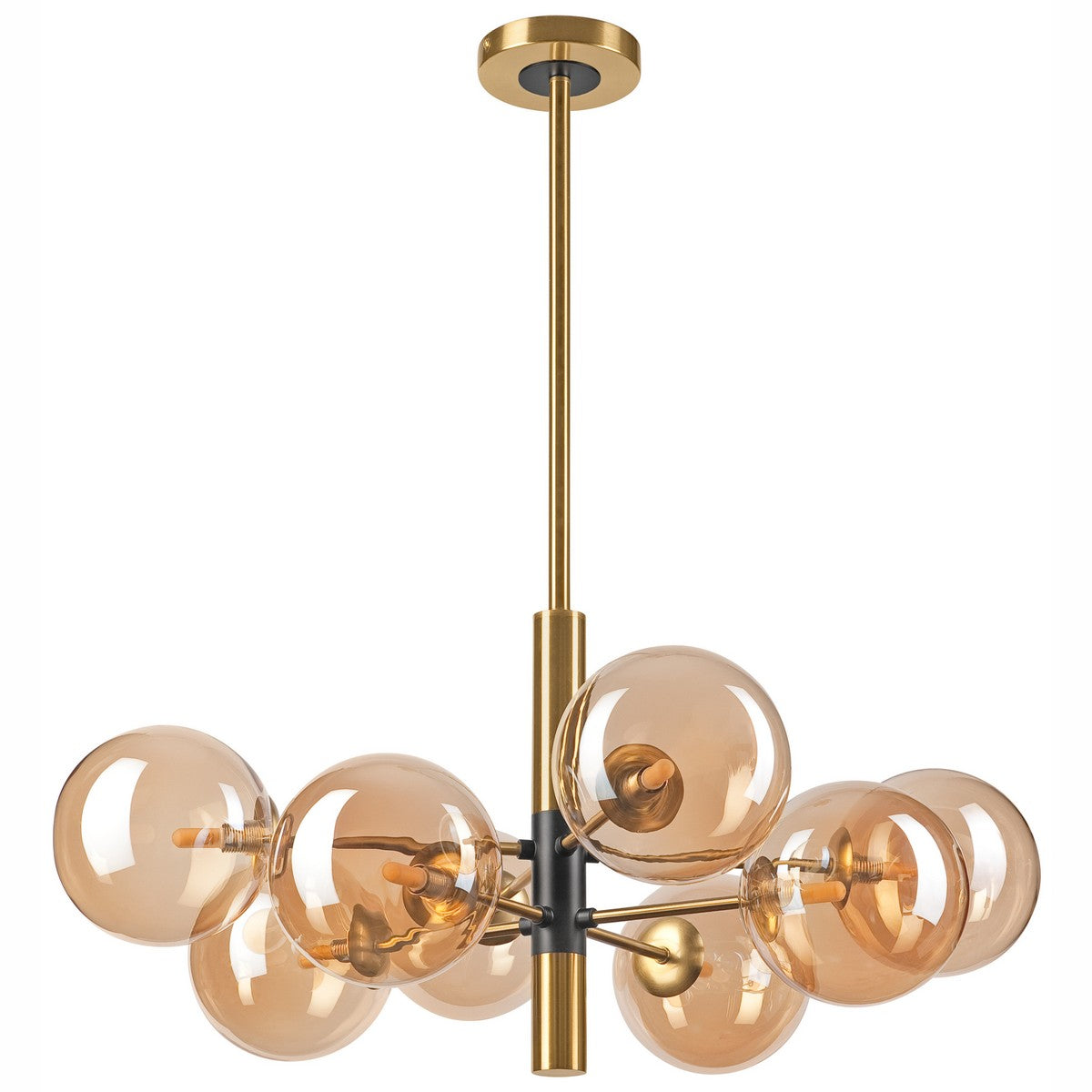 Lampada a Sospensione Rollo, Oro, Acciaio, 68x68x76 cm, EPIKASA