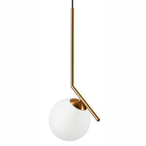 Lampada a Sospensione Amber, Ottone, Metallo, 30x30x130 cm, EPIKASA