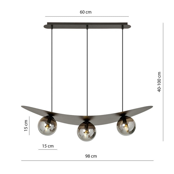 Lampada a Soffitto Aurora, Argento, Acciaio, 19x19x8 cm, EPIKASA