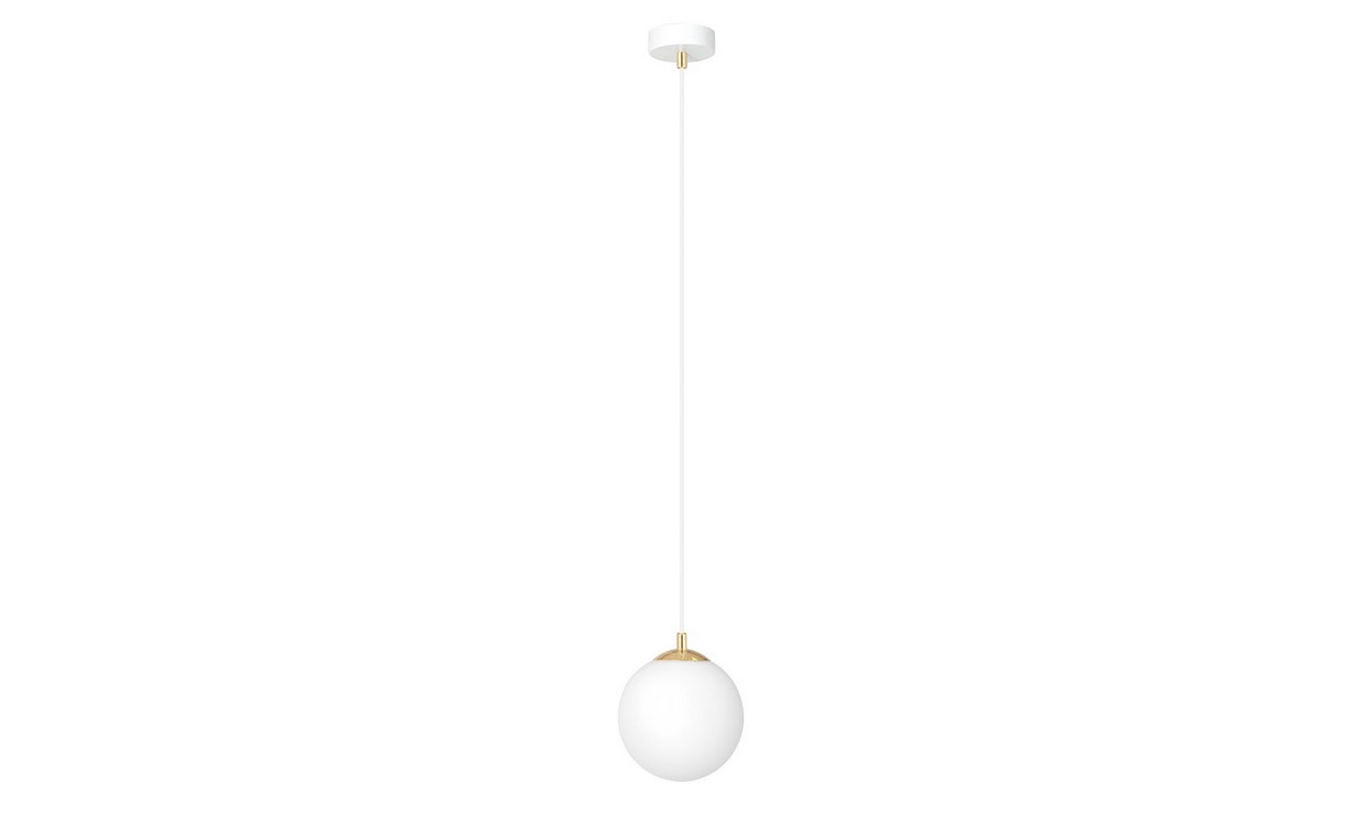 Lampada a Sospensione Royal, Bianco, Acciaio, 14x100x14 cm, EPIKASA