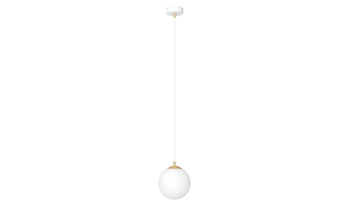 Lampada a Sospensione Royal, Bianco, Acciaio, 14x100x14 cm, EPIKASA