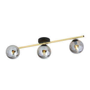 Lampada a Soffitto Splendi, Oro, Acciaio, 80x20x29 cm, EPIKASA