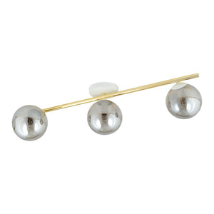 Lampada a Soffitto Splendi, Oro, Acciaio, 80x20x29 cm, EPIKASA