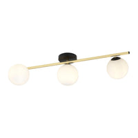 Lampada a Soffitto Splendi, Oro, Acciaio, 80x20x29 cm, EPIKASA