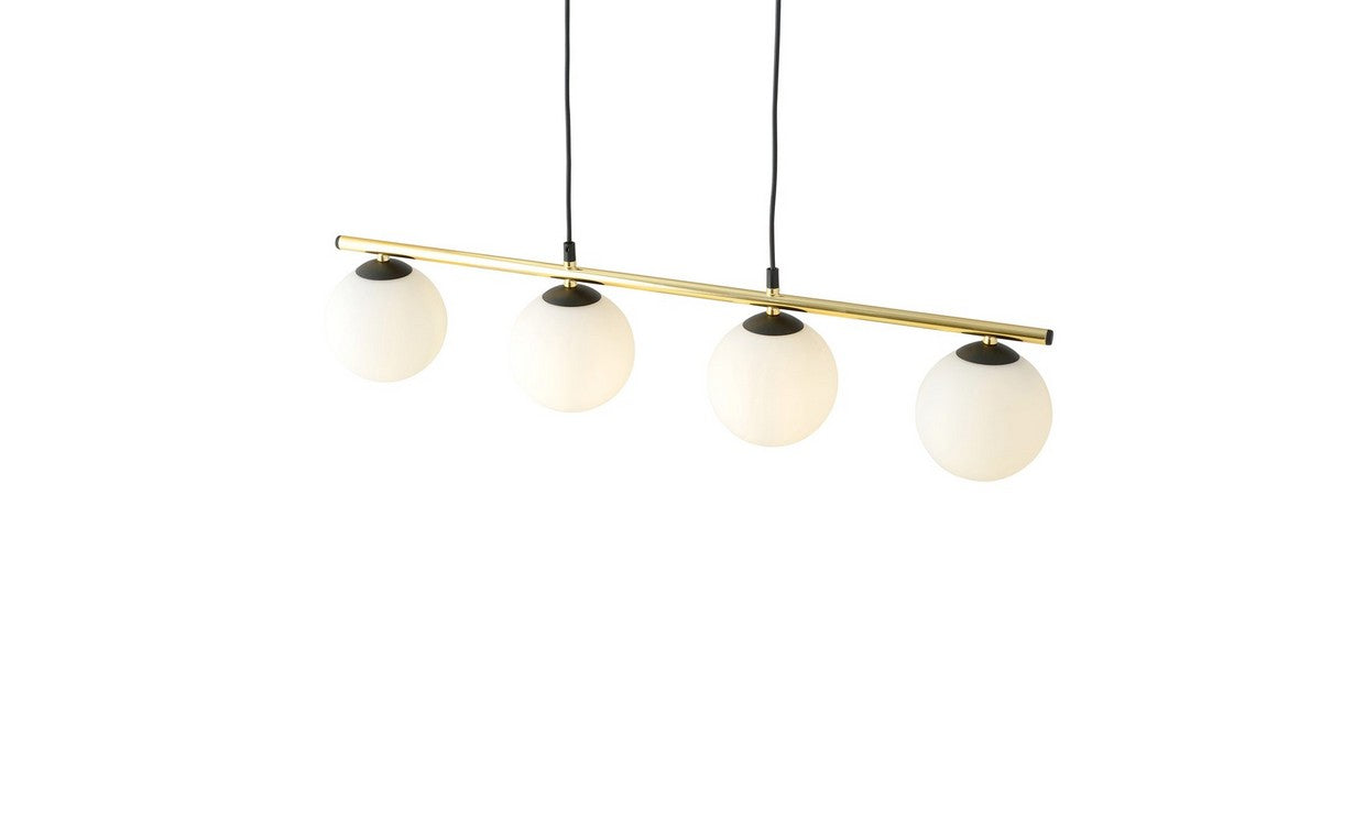 Lampada a Sospensione Alora, Oro, Acciaio, 85x100x14 cm, EPIKASA