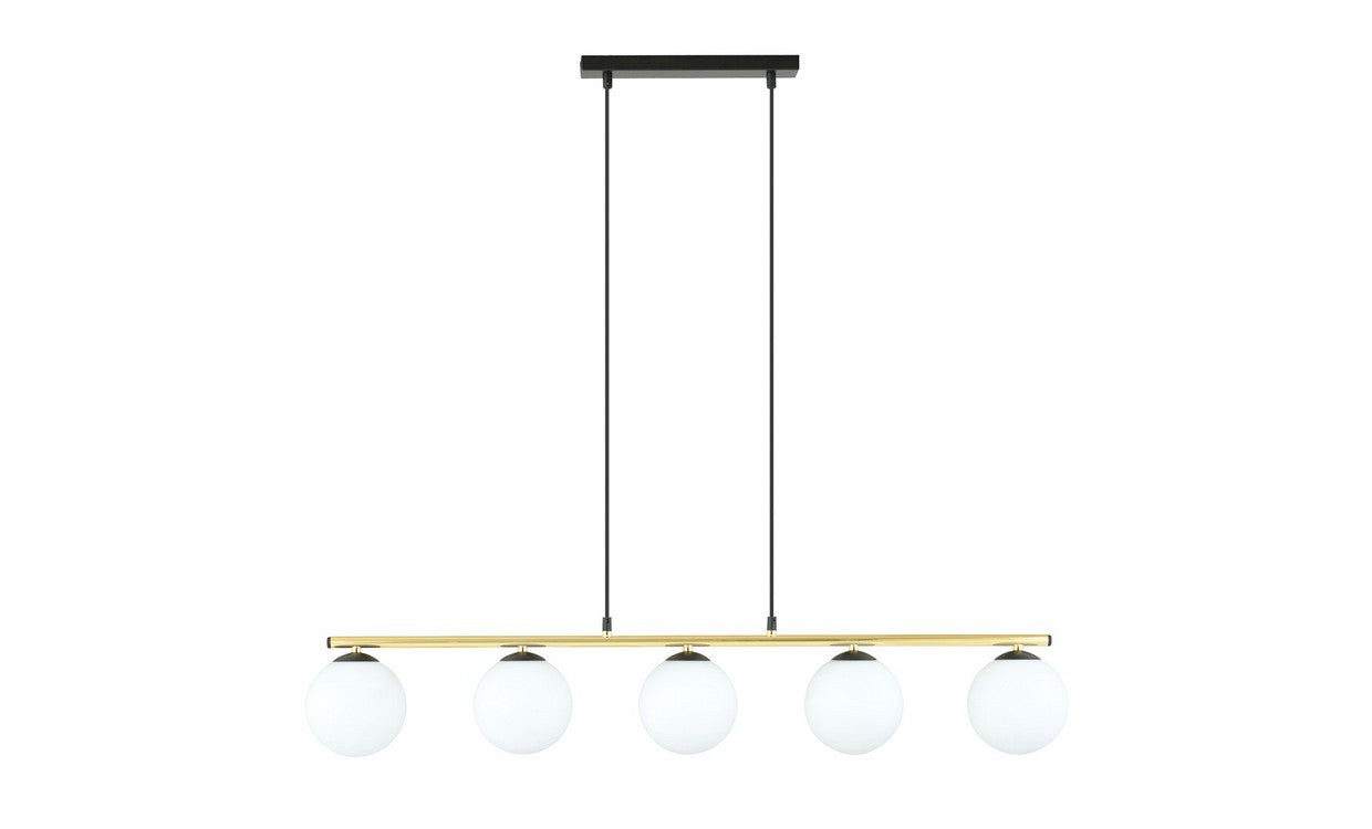 Lampada a Sospensione Allora, Oro, Acciaio, 105x100x14 cm, EPIKASA