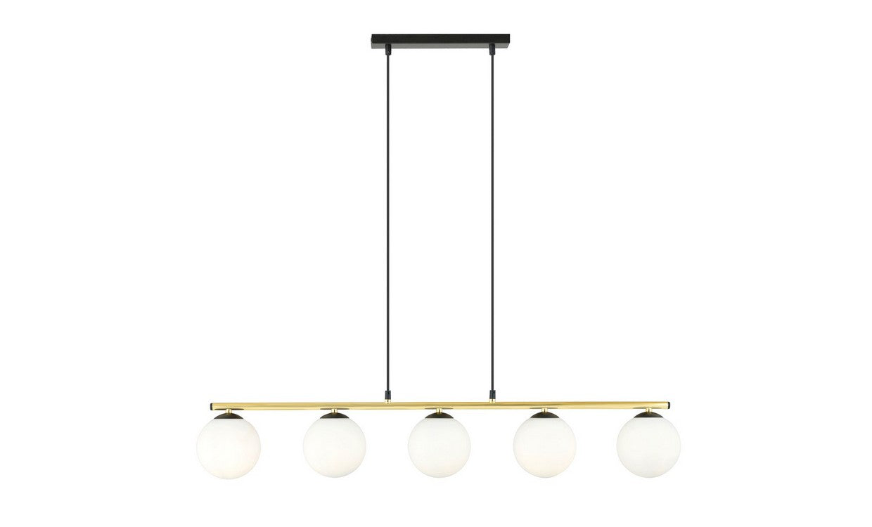 Lampada a Sospensione Allora, Oro, Acciaio, 105x100x14 cm, EPIKASA