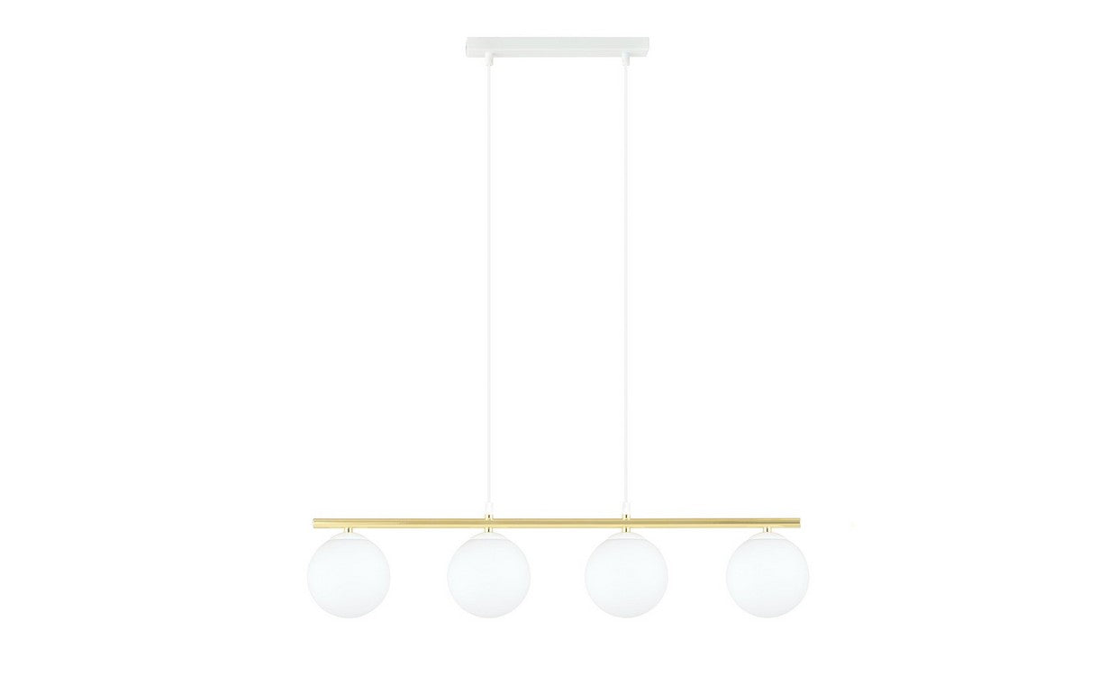 Lampada a Sospensione Allora, Oro, Acciaio, 85x100x14 cm, EPIKASA