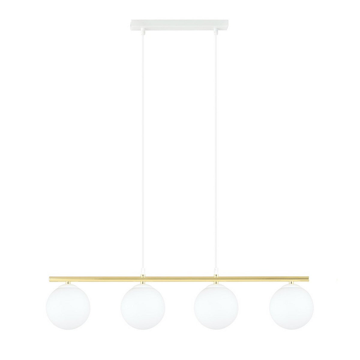 Lampada a Sospensione Allora, Oro, Acciaio, 85x100x14 cm, EPIKASA