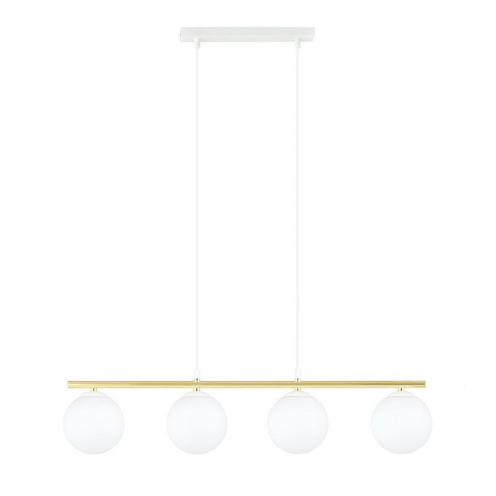 Lampada a Sospensione Allora, Oro, Acciaio, 85x100x14 cm, EPIKASA