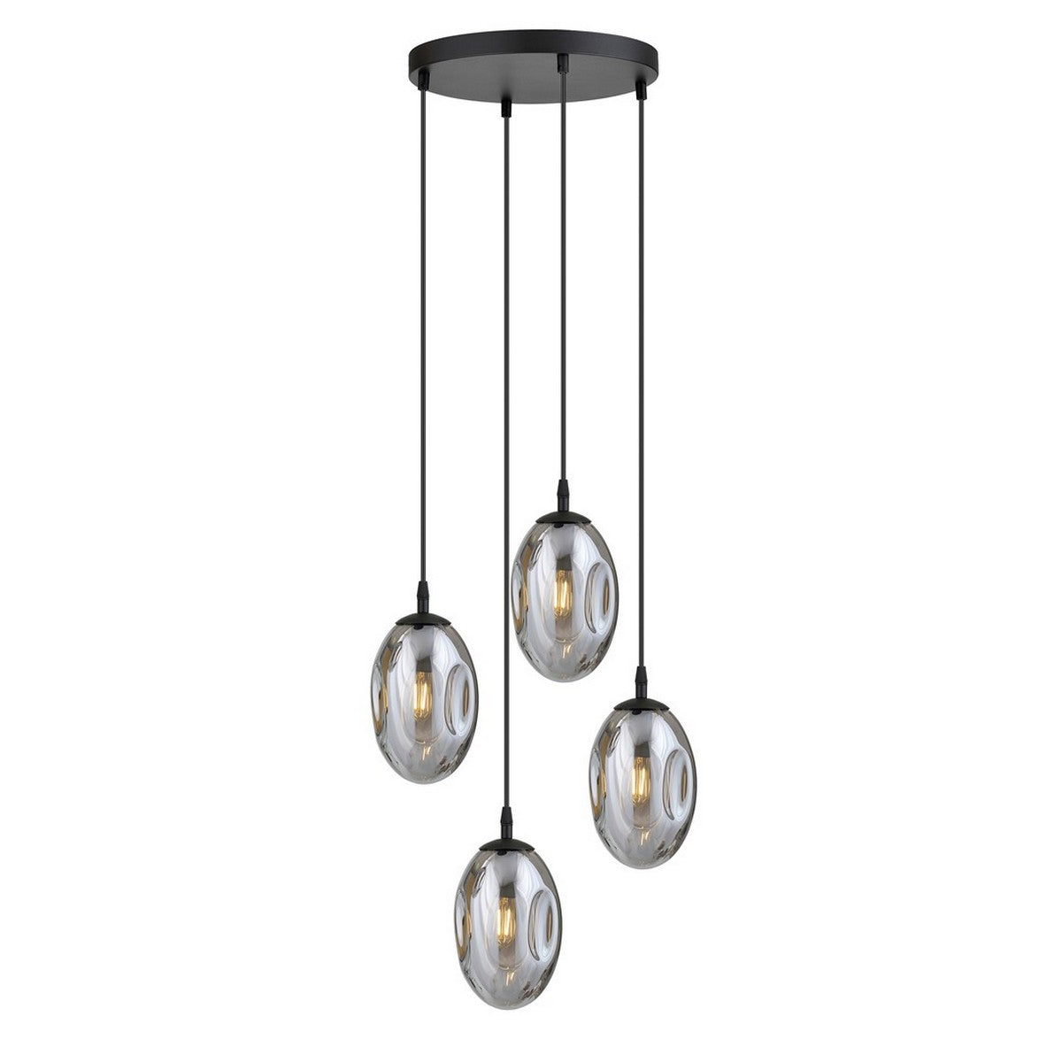 Lampada a Sospensione Astral, Grigio, Acciaio, 40x100x40 cm, EPIKASA