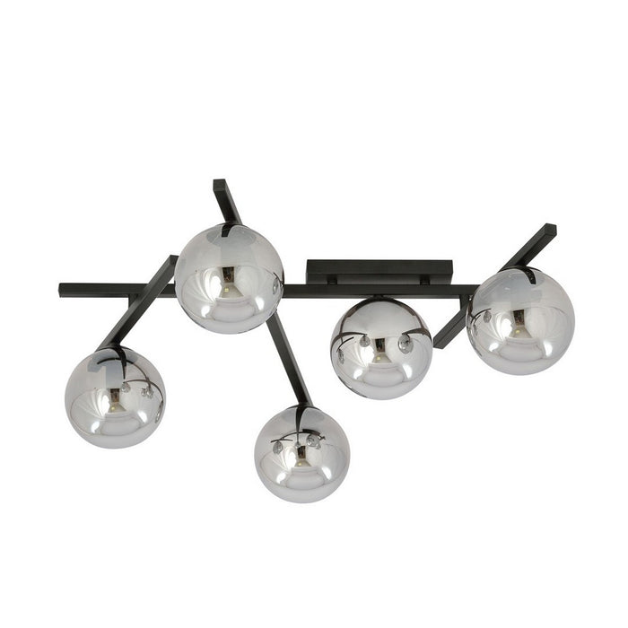 Lampada a Soffitto Smart, Nero, Acciaio, 67x25x50 cm, EPIKASA