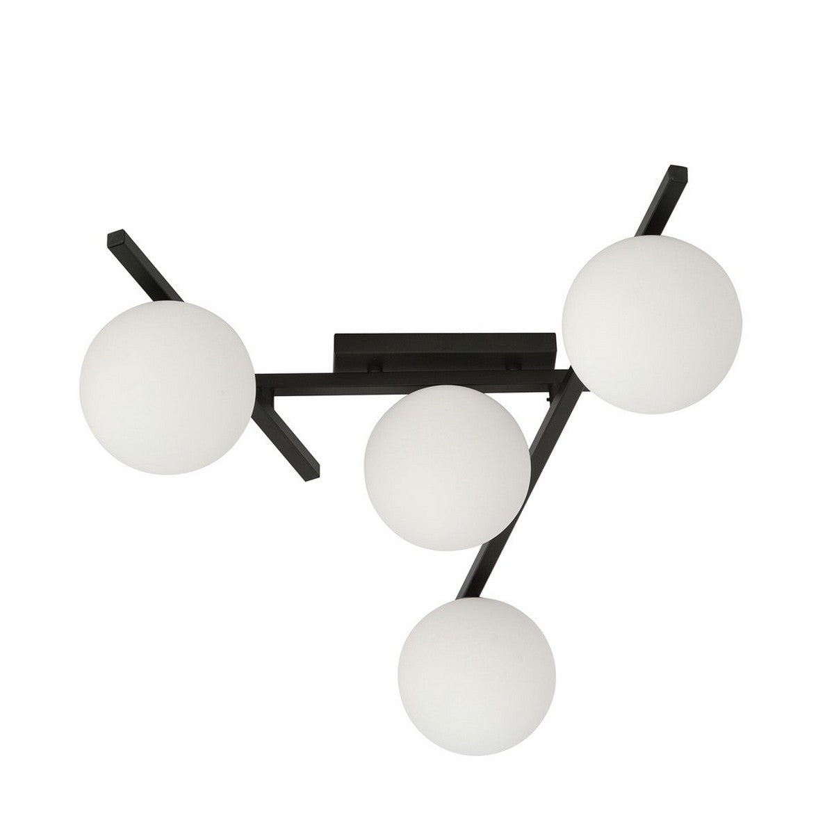 Lampada a Soffitto Smart, Nero, Acciaio, 63x25x50 cm, EPIKASA