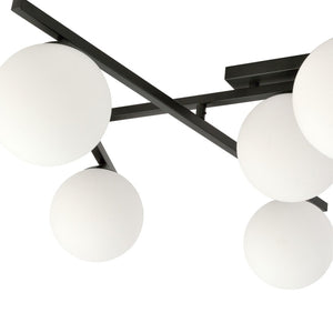 Lampada a Soffitto Smart, Nero, Acciaio, 63x25x50 cm, EPIKASA