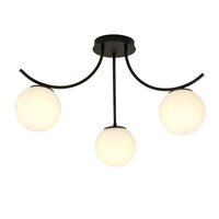 Lampada a Soffitto Boston, Nero, Acciaio, 70x37x65 cm, EPIKASA