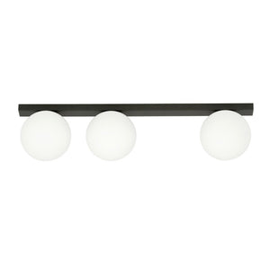 Lampada a Soffitto Fit, Nero, Acciaio, 70x17x14 cm, EPIKASA