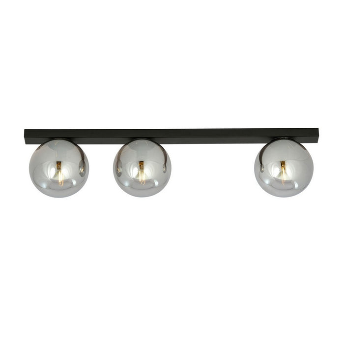 Lampada a Soffitto Fit, Nero, Acciaio, 70x17x14 cm, EPIKASA