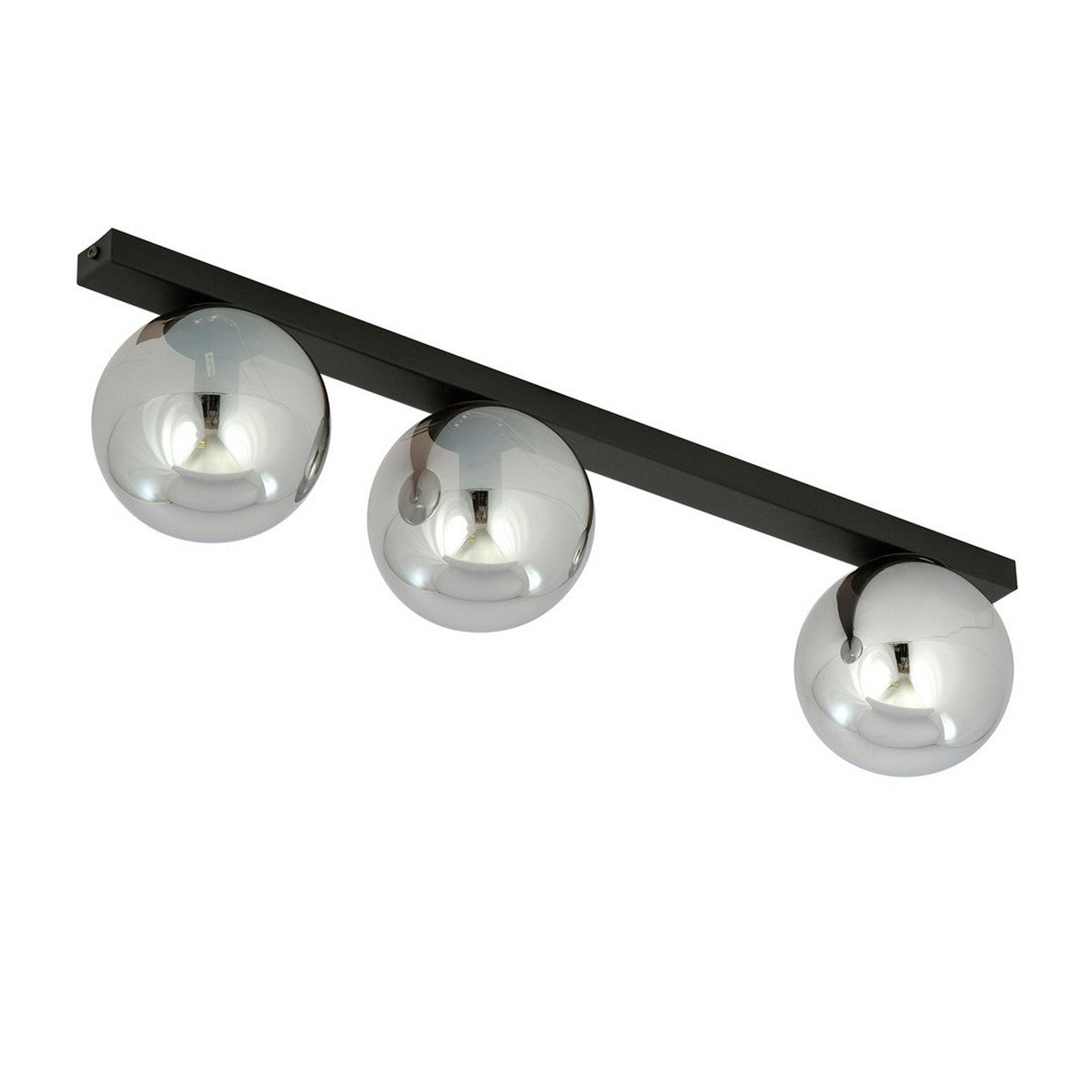 Lampada a Soffitto Fit, Nero, Acciaio, 70x17x14 cm, EPIKASA