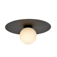 Lampada a Soffitto Solar, Nero, Acciaio, 43x19x43 cm, EPIKASA