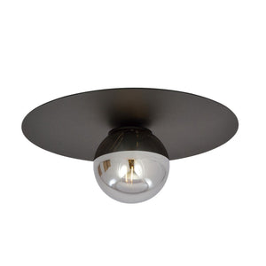 Lampada a Soffitto Solar, Nero, Acciaio, 43x19x43 cm, EPIKASA