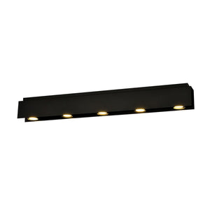 Lampada a Soffitto Kenno, Nero, Acciaio, 96x12x10 cm, EPIKASA