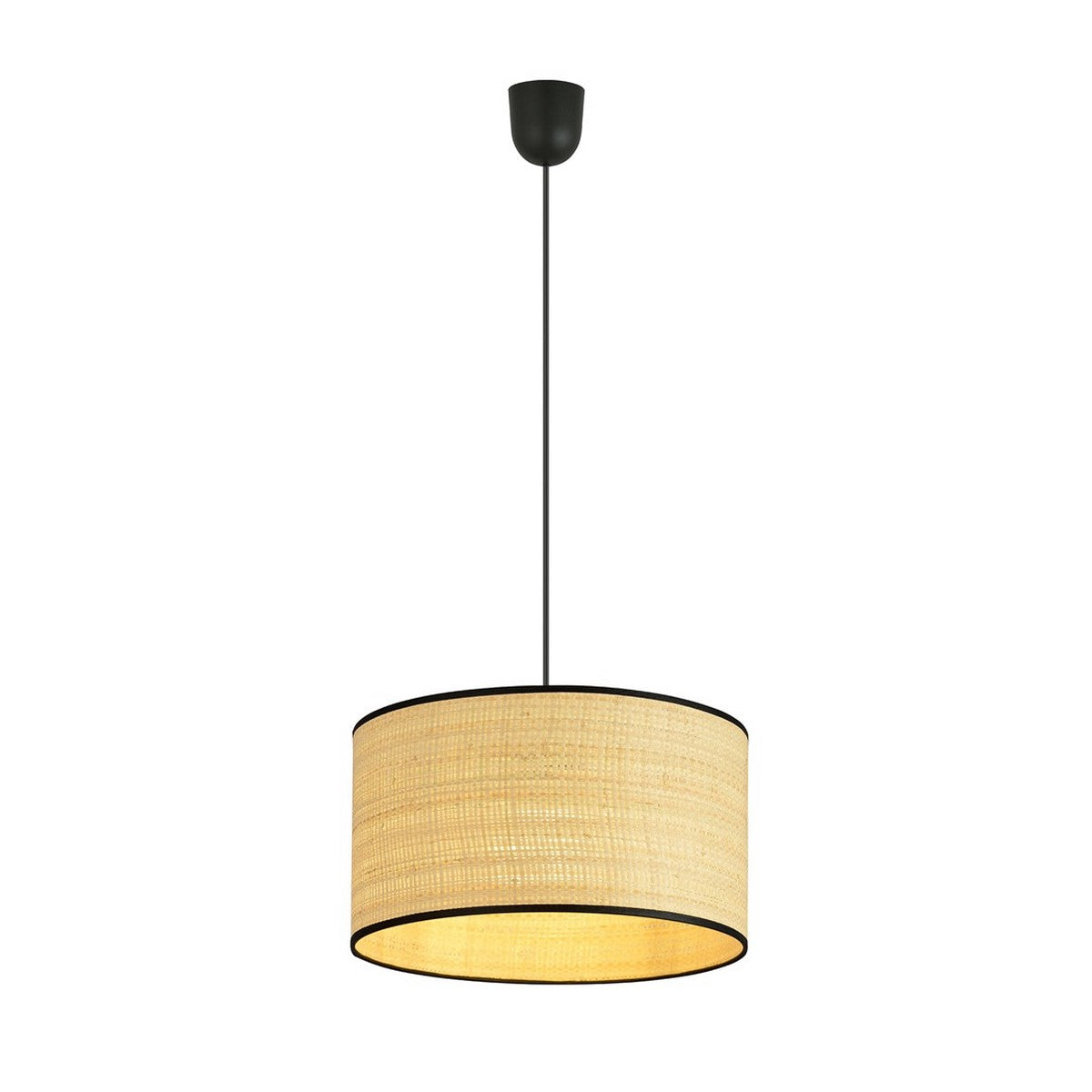 Lampada a Sospensione Aston, Beige, Acciaio, 35x100x35 cm, EPIKASA