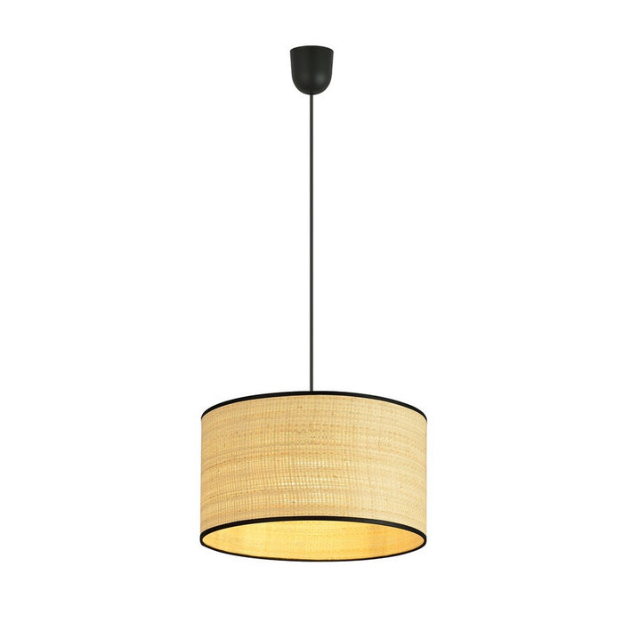 Lampada a Sospensione Aston, Beige, Acciaio, 35x100x35 cm, EPIKASA