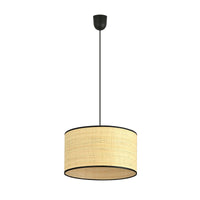 Lampada a Sospensione Aston, Beige, Acciaio, 35x100x35 cm, EPIKASA