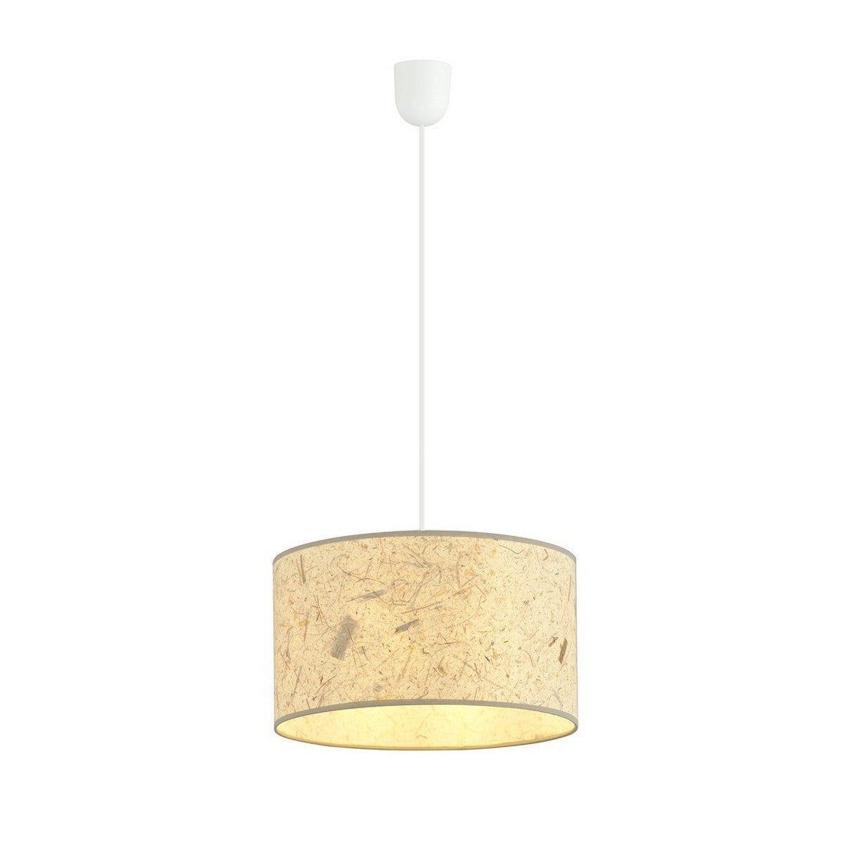 Lampada a Sospensione Aston, Beige, Acciaio, 35x100x35 cm, EPIKASA