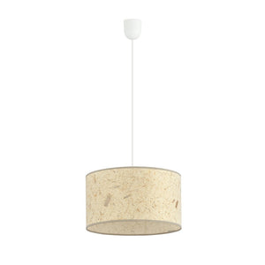 Lampada a Sospensione Aston, Beige, Acciaio, 35x100x35 cm, EPIKASA